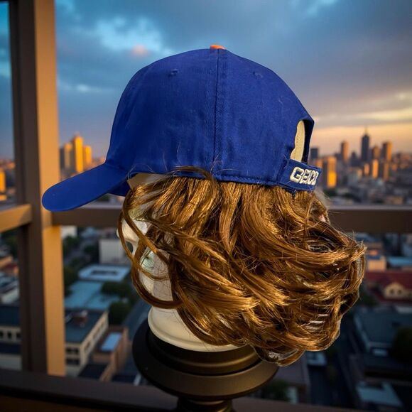 Geico NY Mets Jacob DeGrom Hair Adjustable Back Hat Citi Field 1st 15,000 SGA - Picture 3 of 7